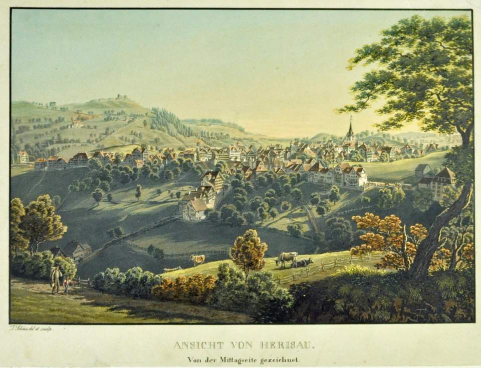 Ansicht Herisau von Süden