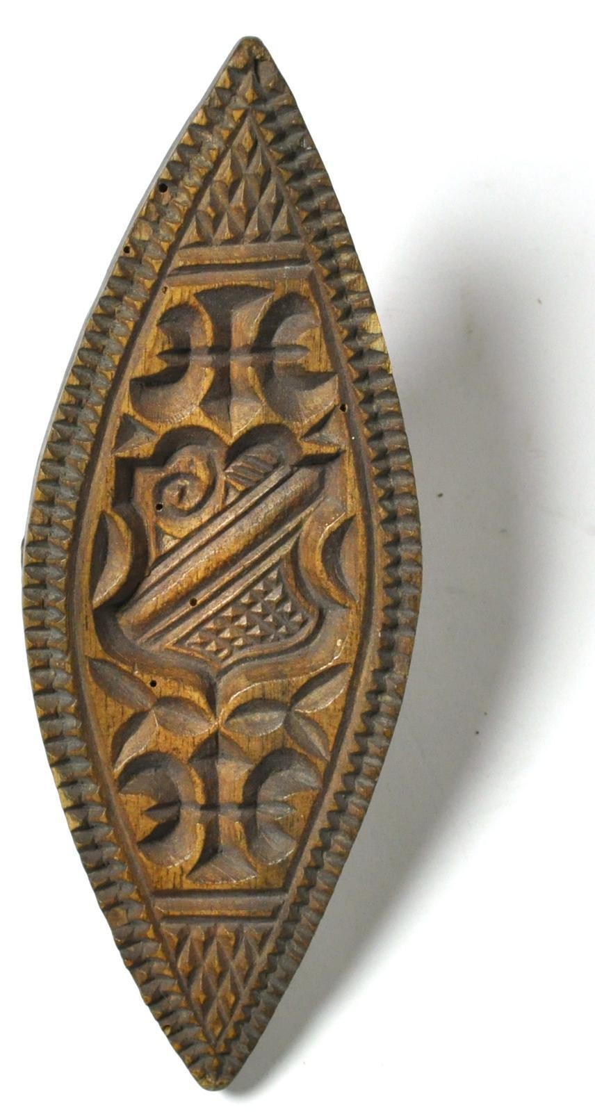 Gebäckmodel mit Wappen, Bibermodel