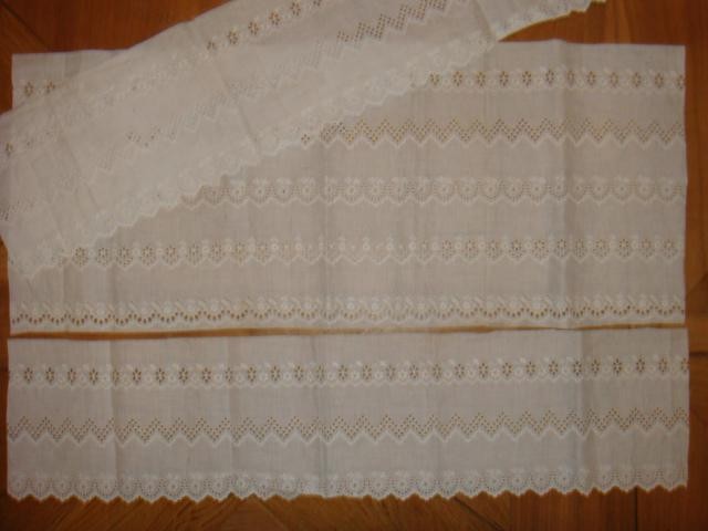 Baumwoll-Borten, Stickerei-Muster