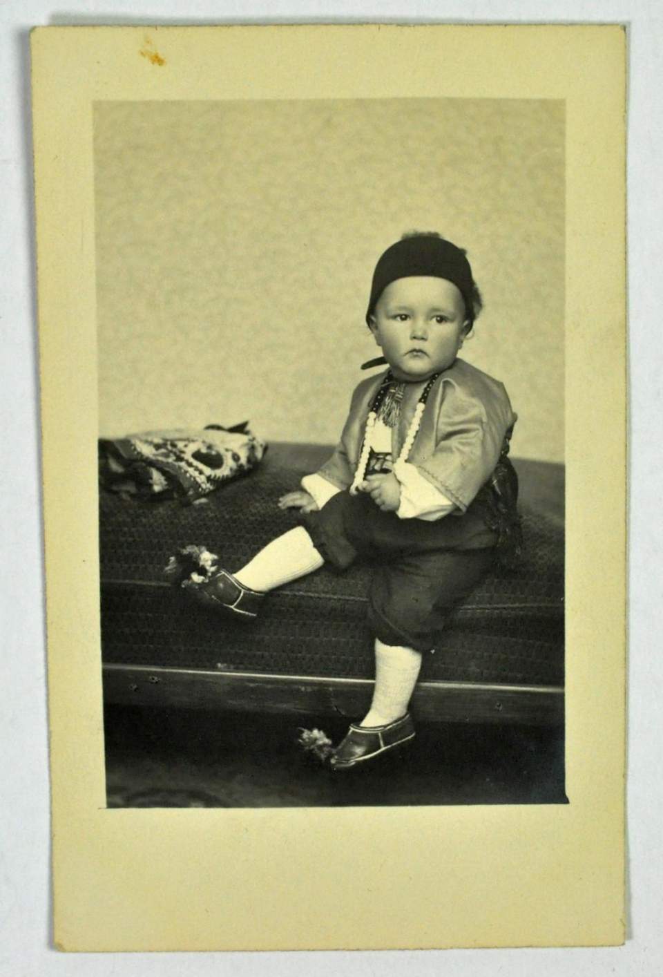 Fotografien von Kindern in Kostümen, Fasnacht 1921