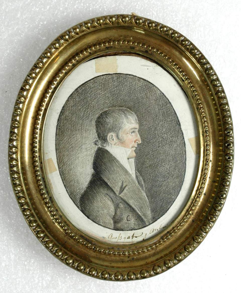 Bildnis des "Grossvaters zum Anker" (Miniatur)