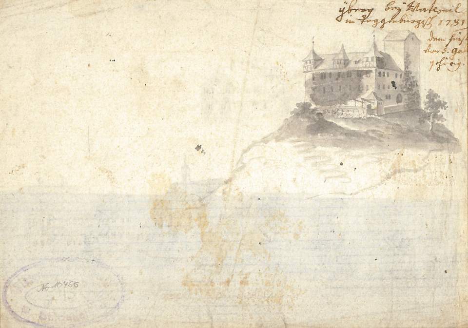 Ansicht Schloss Jberg und Kloster Maria der Engel