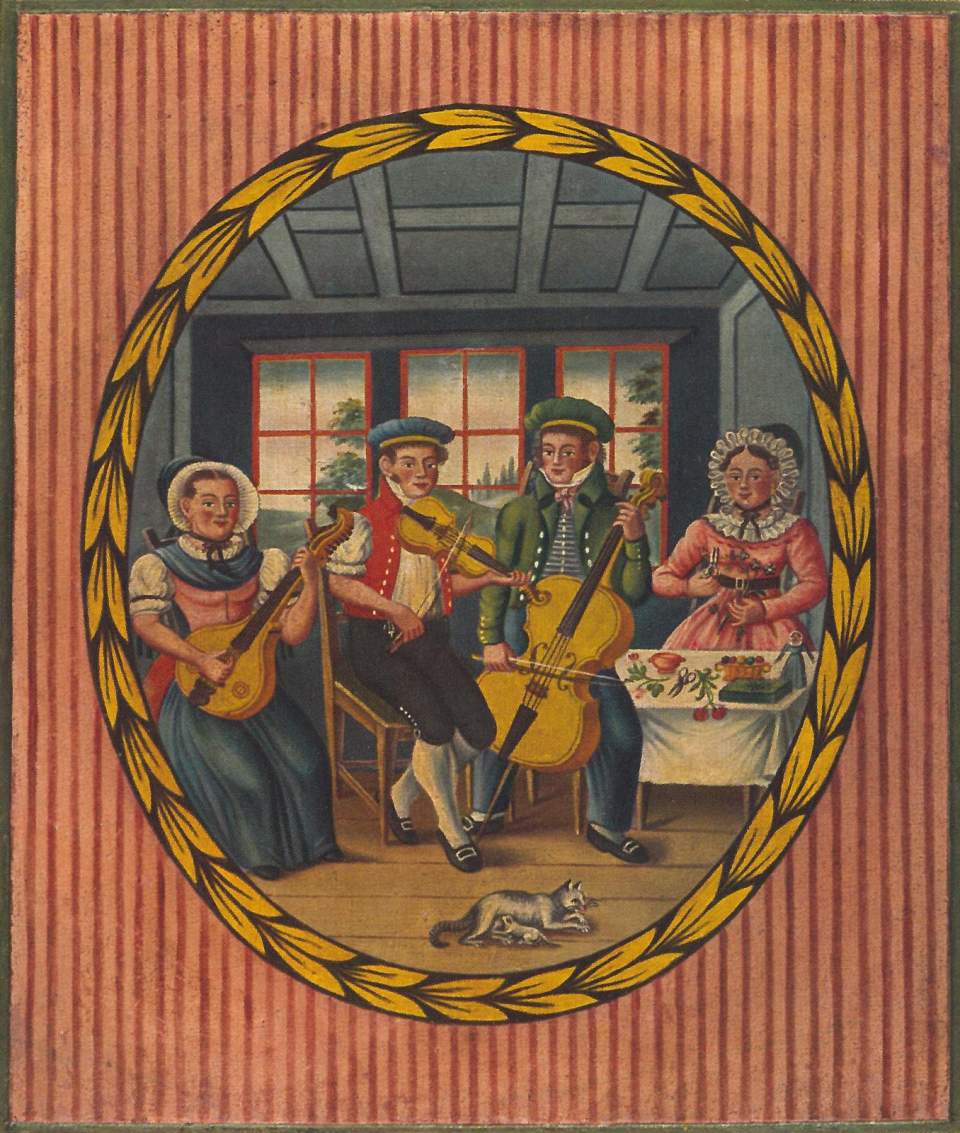 Miniaturdarstellung Bauernmusikanten