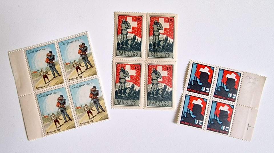 Briefmarken aus dem 1. Weltkrieg, 3 Sorten