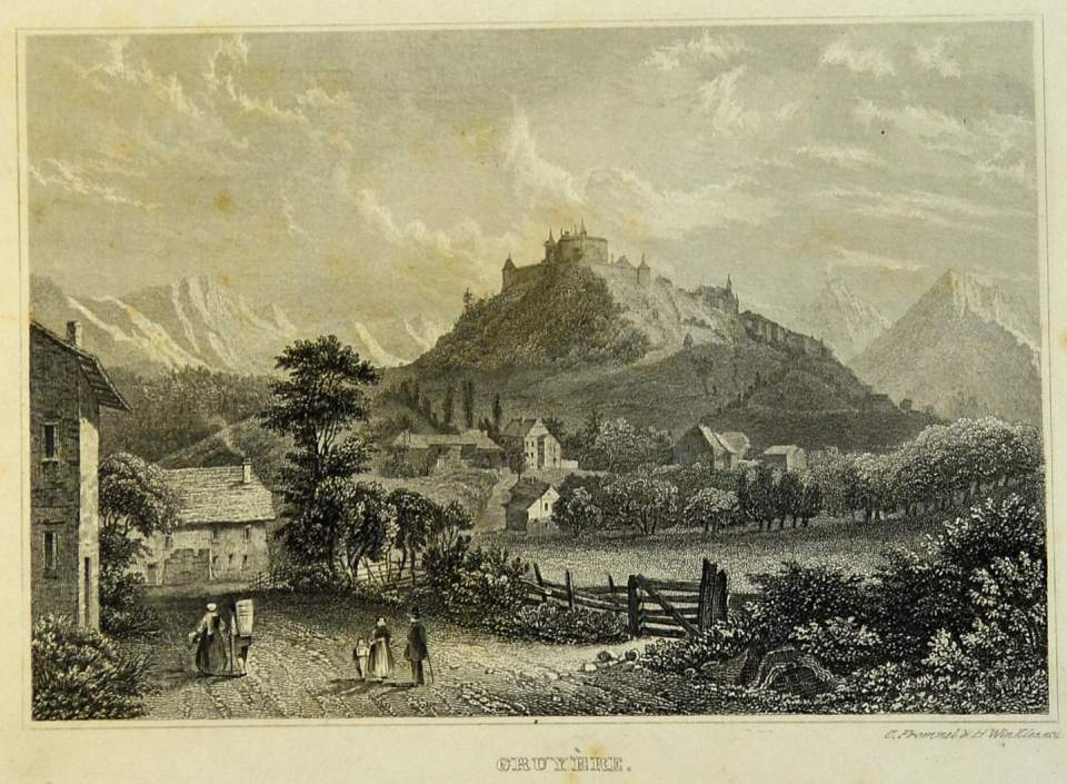 Ansicht Gruyère, Kanton Fribourg