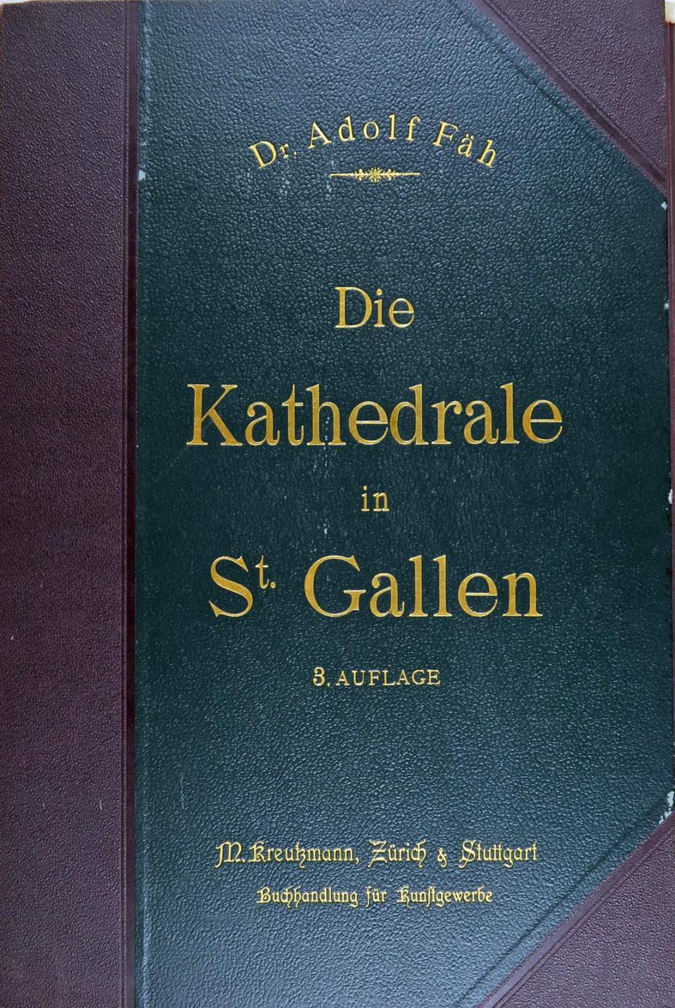 Mappe mit Lichtdrucktafeln Kathedrale St.Gallen