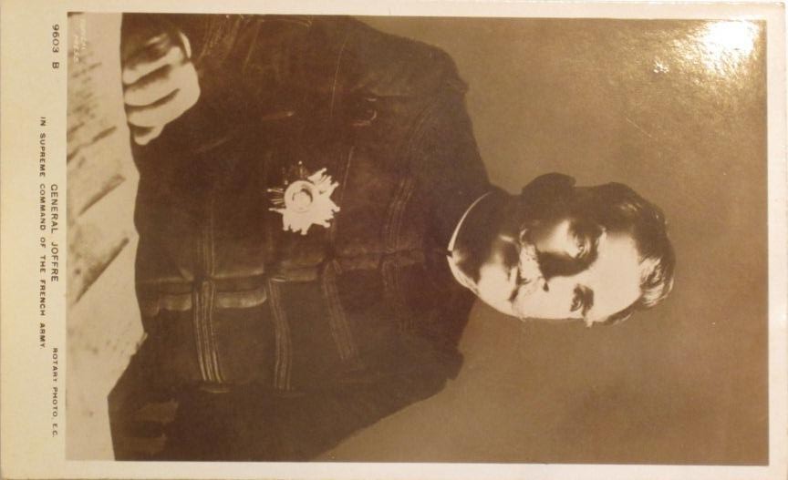 Postkarte, Ansichtskarte, General Joffre