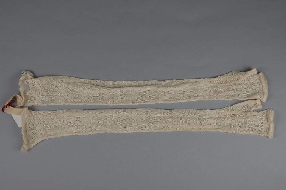 1 Paar Damenhandschuhe, Halbhandschuhe, Handschuhe