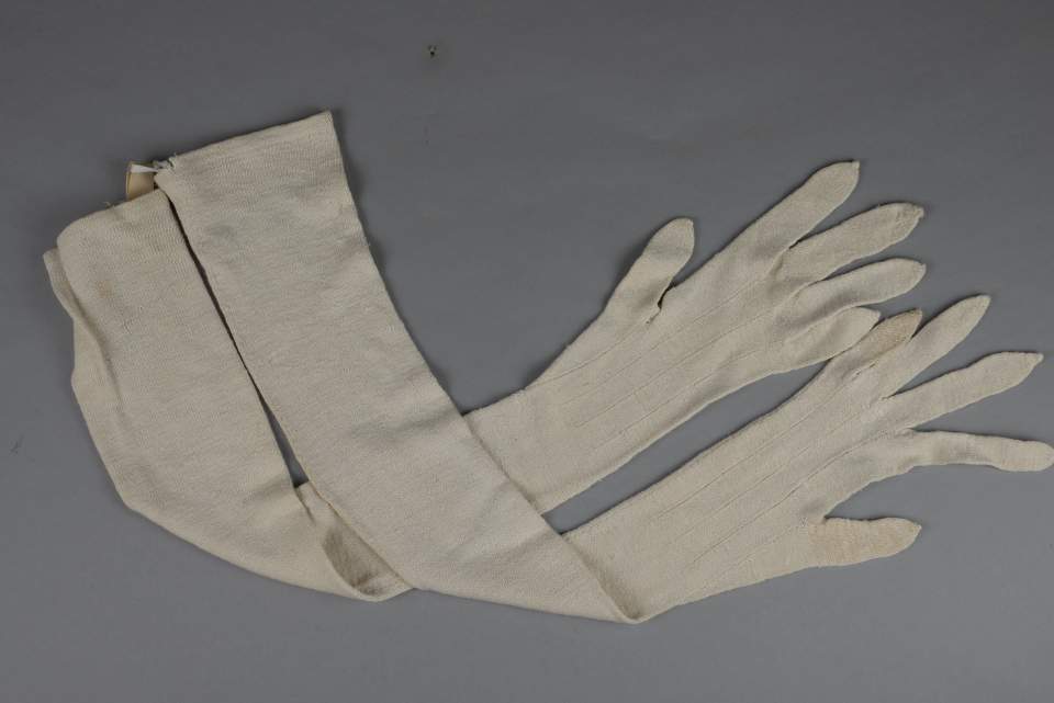 1 Paar Damenhandschuhe, Handschuhe