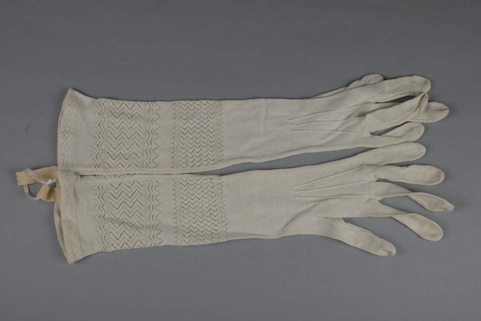 1 Paar Damenhandschuhe, Handschuhe