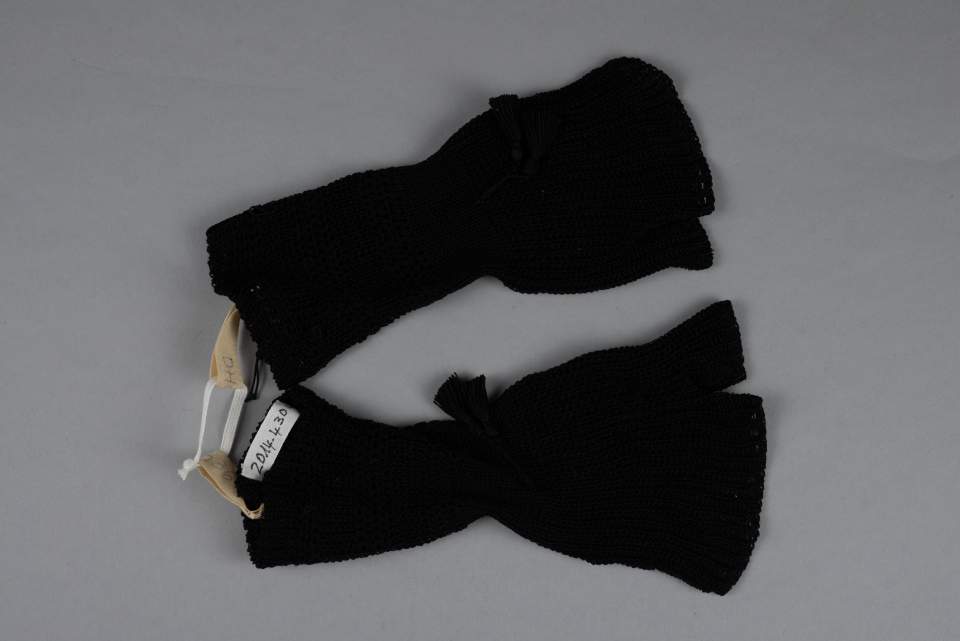 1 Paar Damenhandschuhe, Halbhandschuhe, Handschuhe