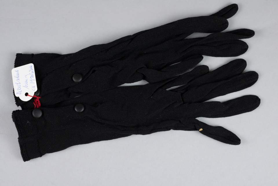 1 Paar Damenhandschuhe, Handschuhe