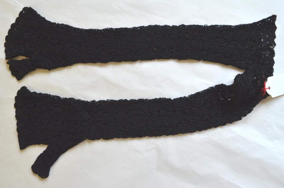 2 Paar Trachtenhandschuhe, Halbhandschuhe, Damenhandschuhe