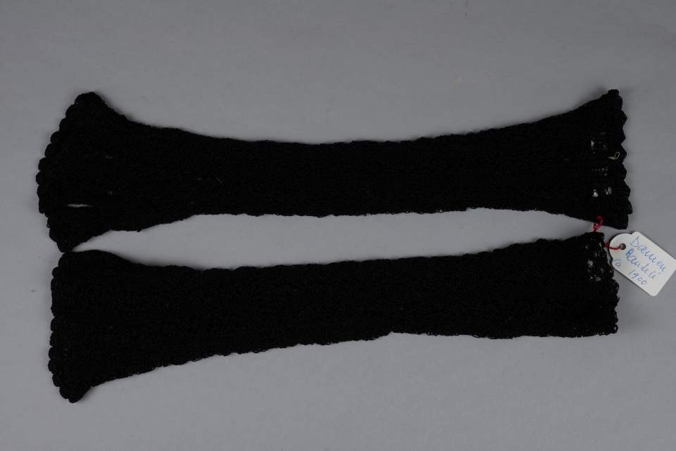 2 Paar Trachtenhandschuhe, Halbhandschuhe, Damenhandschuhe