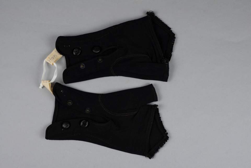 1 Paar Trachtenhandschuhe, Halbhandschuhe, Damenhandschuhe