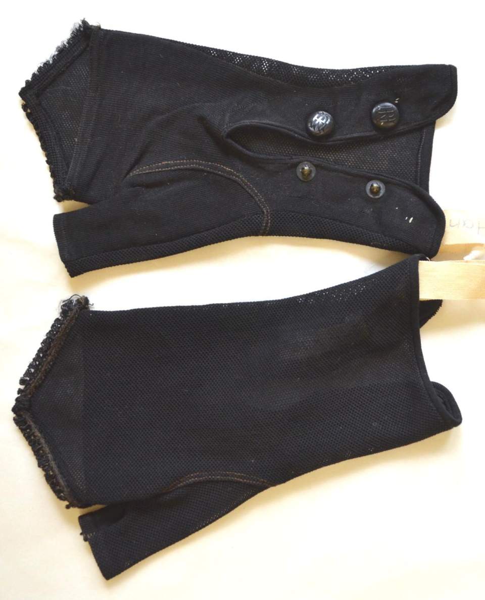1 Paar Damenhandschuhe, Halbhandschuhe, Handschuhe