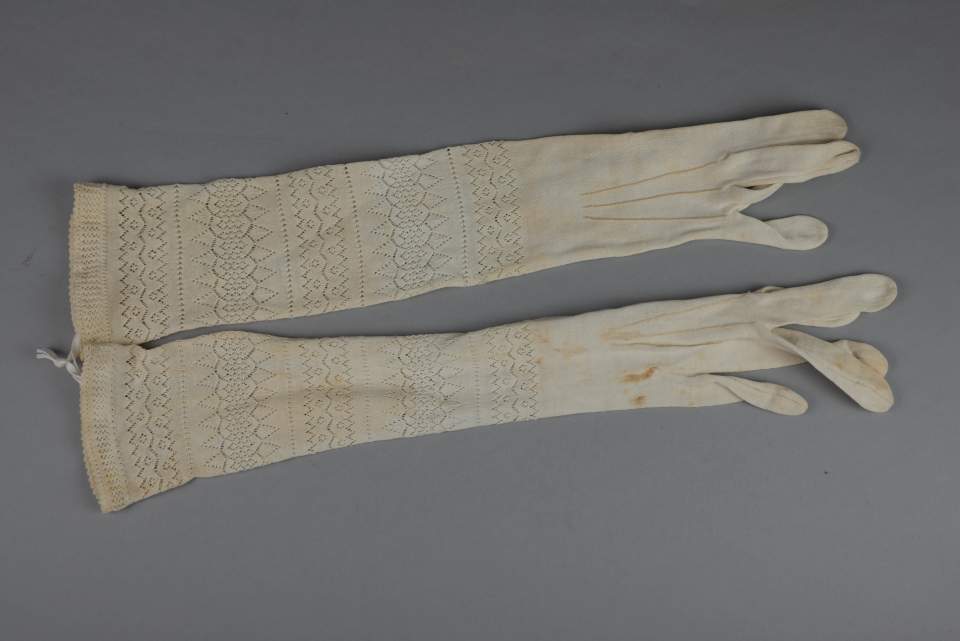 1 Paar Damenhandschuhe, Handschuhe