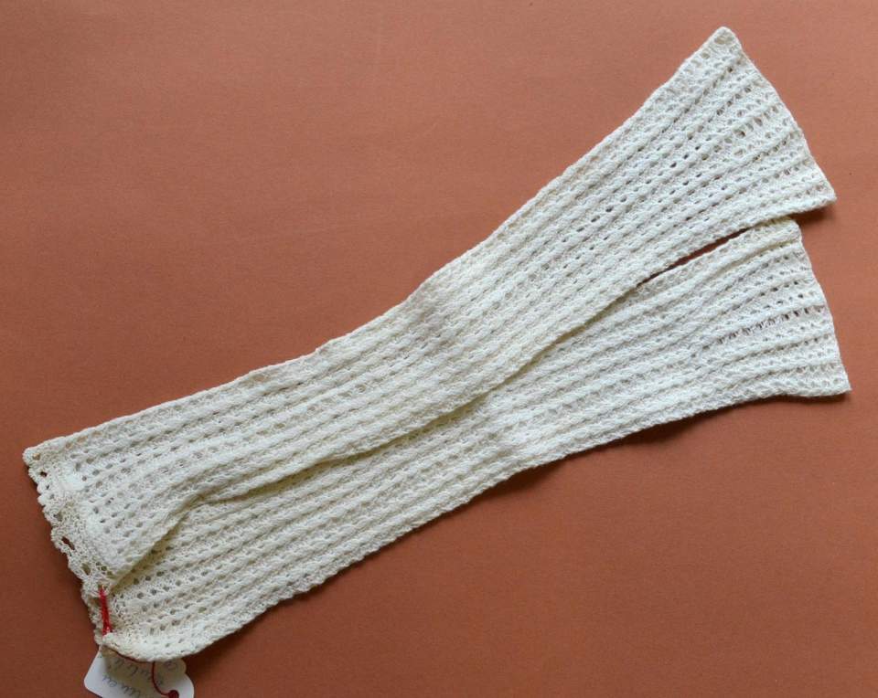 1 Paar Damenhandschuhe, Halbhandschuhe, Handschuhe