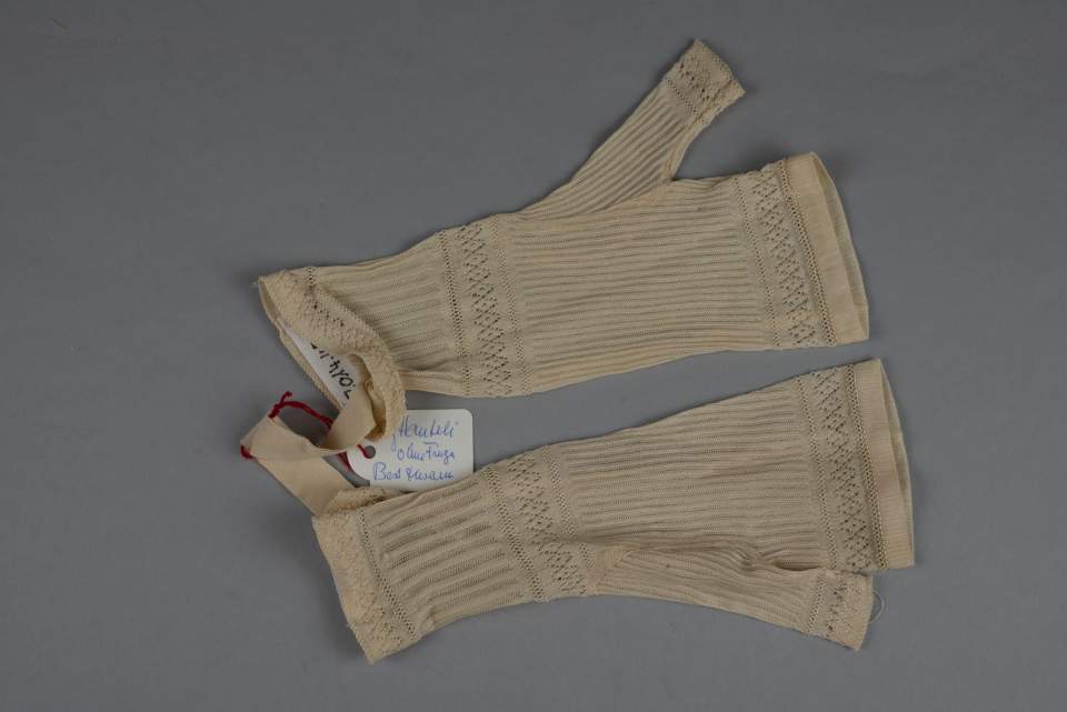 1 Paar Damenhandschuhe, Halbhandschuhe, Handschuhe