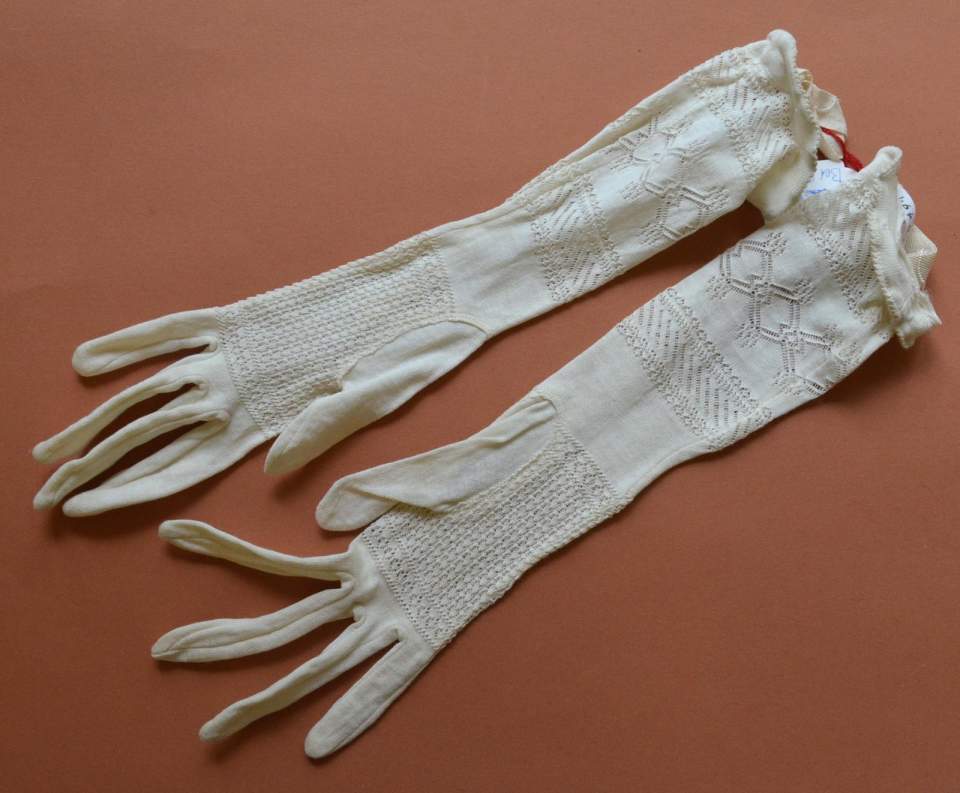 1 Paar Damenhandschuhe, Handschuhe