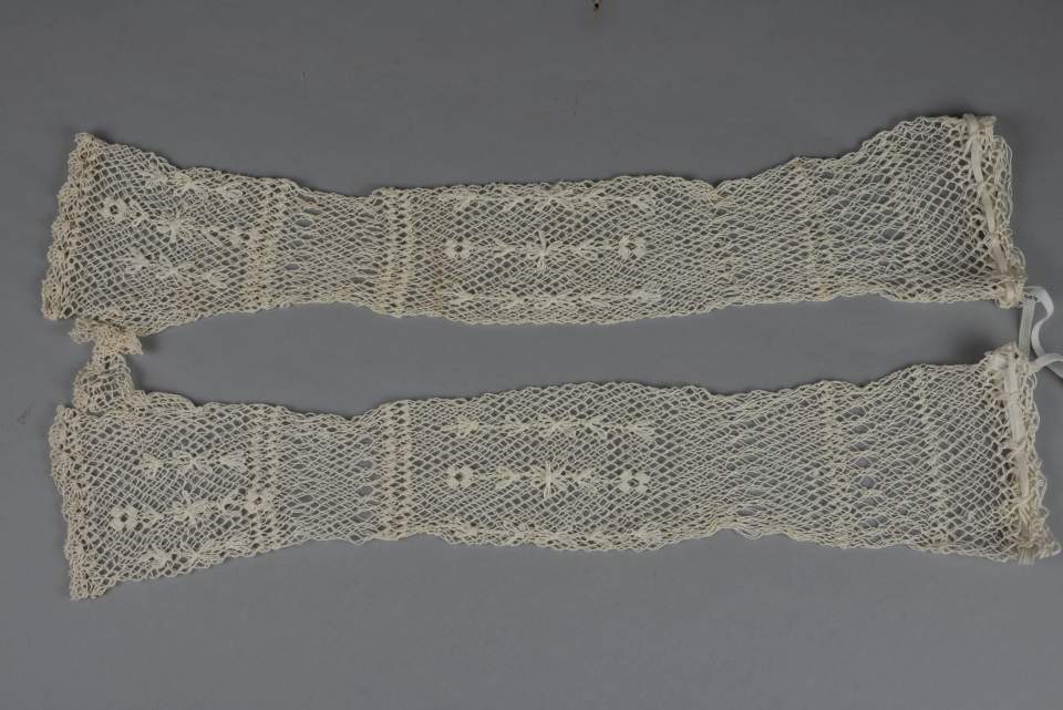 1 Paar Trachtenhandschuhe, Halbhandschuhe, Hanteli, Amedisli, Damenhandschuhe