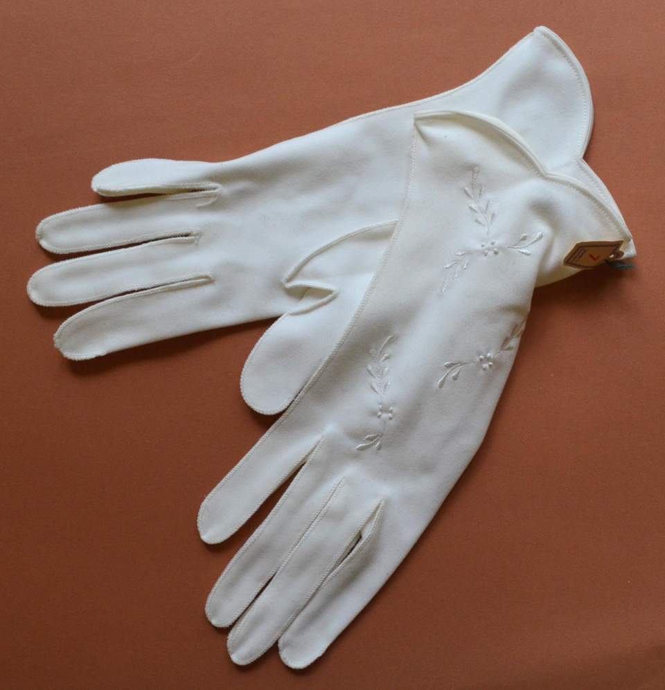 1 Paar Damenhandschuhe, Handschuhe