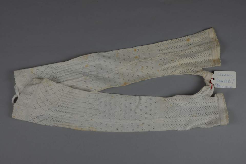 1 Paar Damenhandschuhe, Halbhandschuhe, Handschuhe