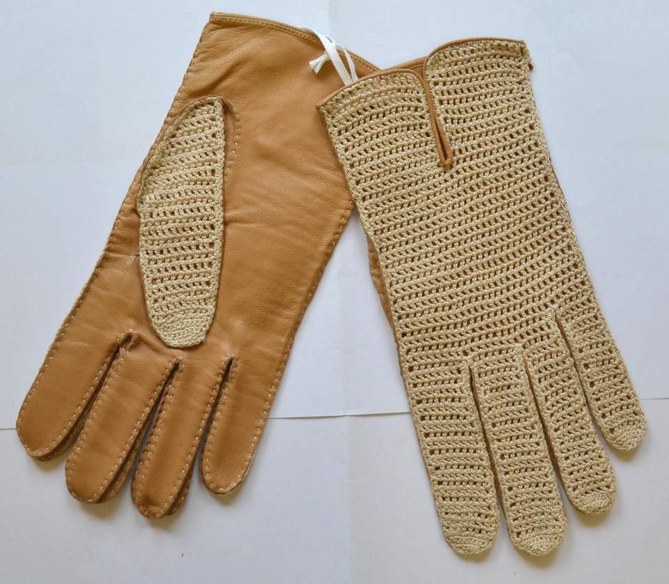 1 Paar Lederhandschuhe