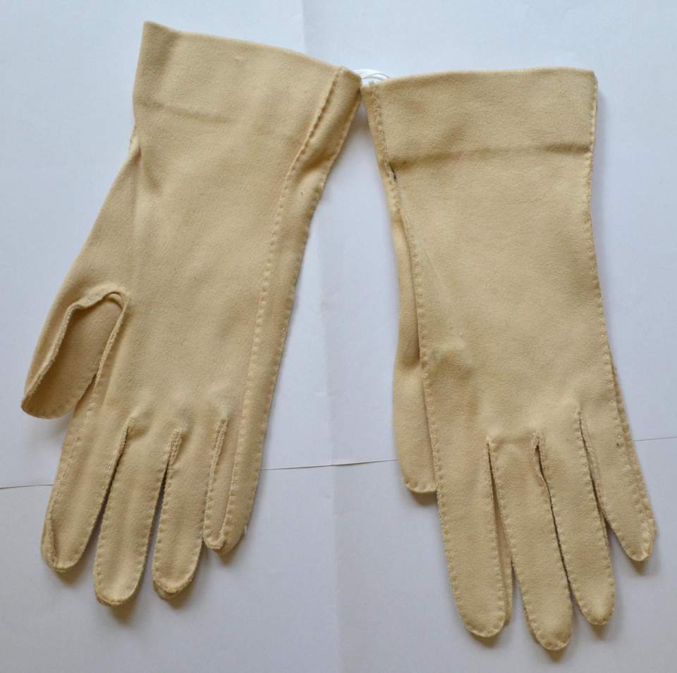 1 Paar Damen Lederhandschuhe