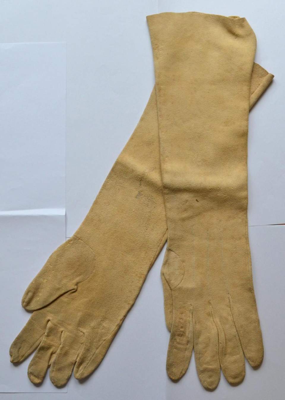 1 Paar Damen Lederhandschuhe