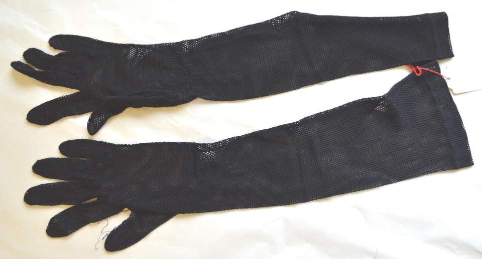 1 Paar Trachtenhandschuhe, Halbhandschuhe, Hanteli, Amedisli, Damenhandschuhe