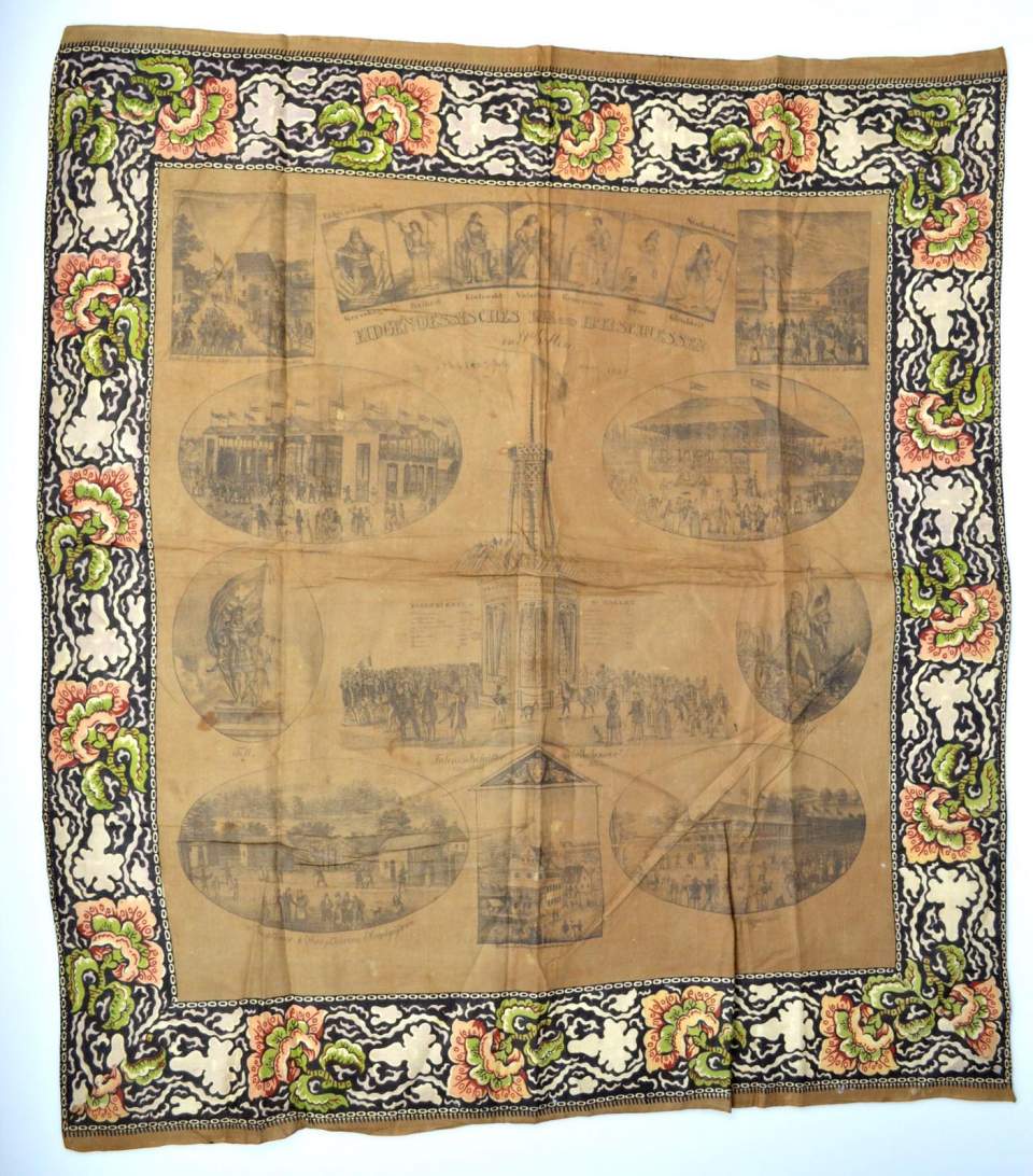 Schultertuch, Souvenirtuch, Foulard