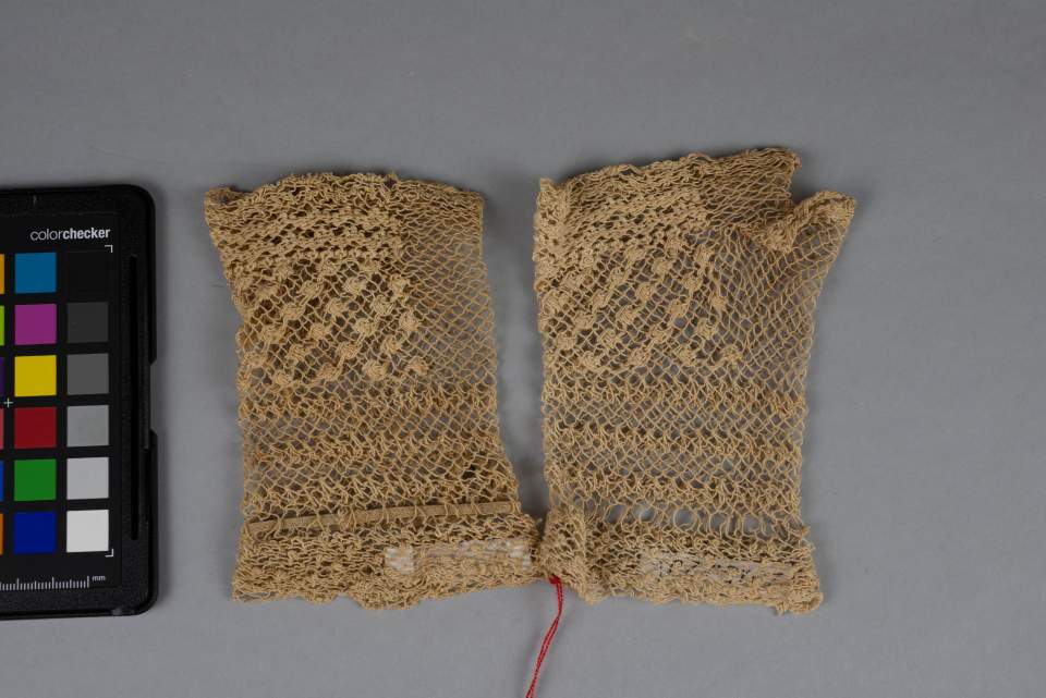 1 Paar Trachtenhandschuhe, Halbhandschuhe, Damenhandschuhe