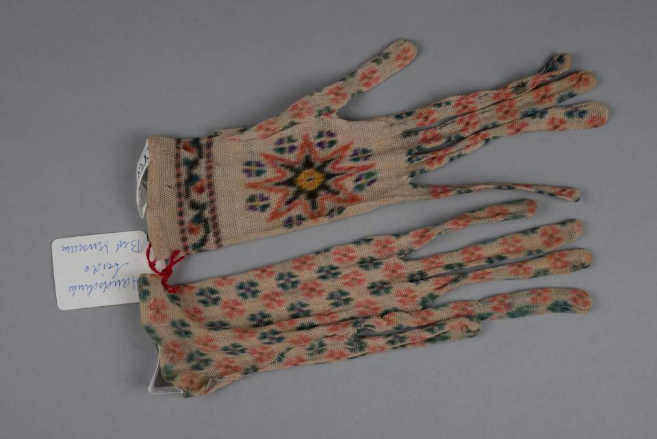 1 Paar Damenhandschuhe, Handschuhe