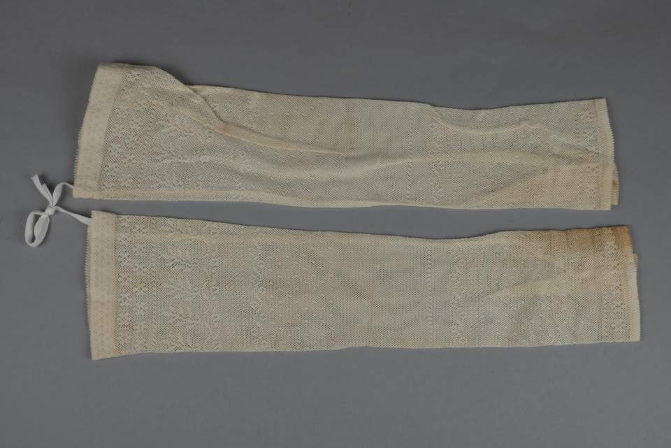 1 Paar Damenhandschuhe aus Baumwolle,Halbhandschuhe, Handschuhe