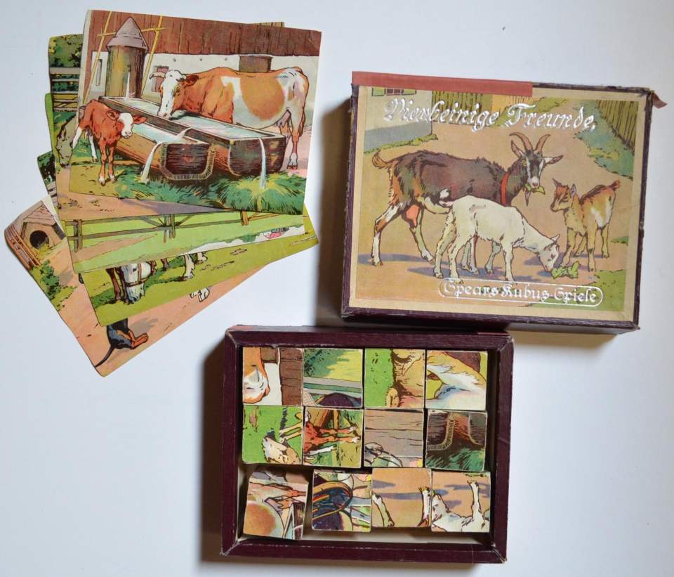 Puzzle - Spiel "Vierbeinige Freunde"