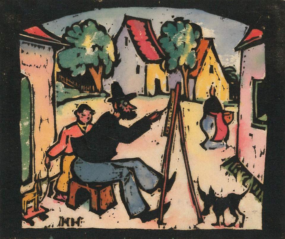 Selbstporträt Heinrich Herzig (1887-1964)