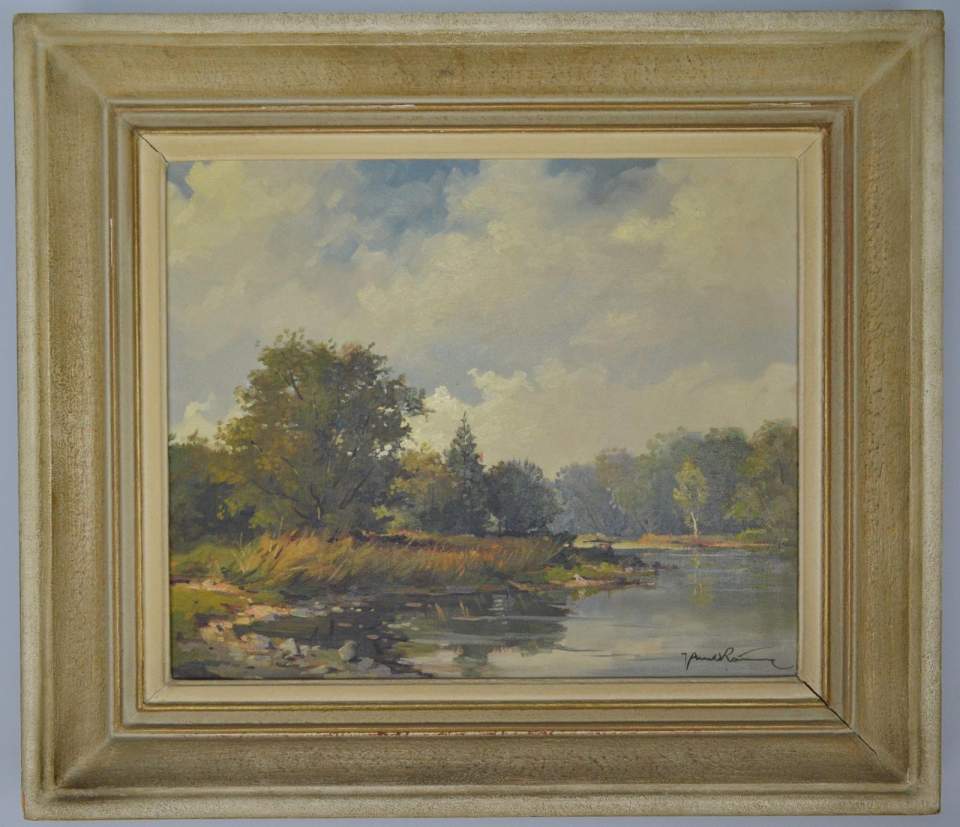 Gemälde, an der Thur