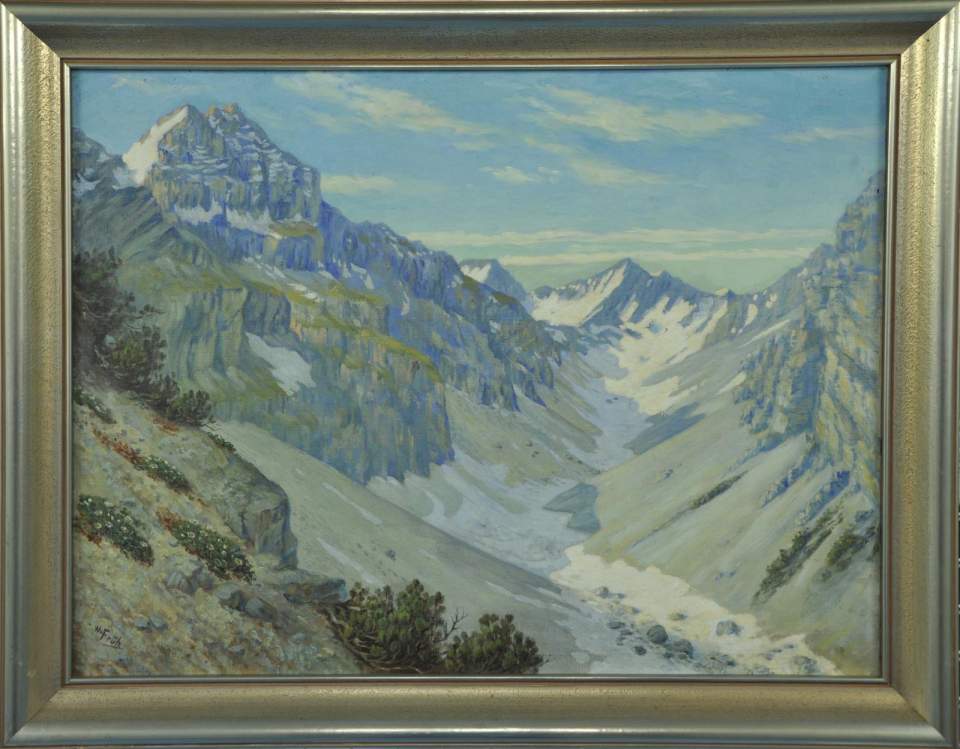 Gemälde, Gebirgslandschaft