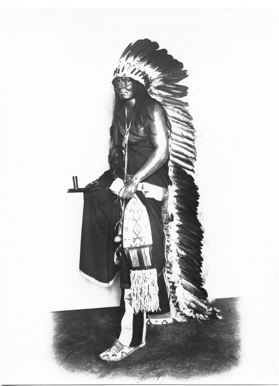 Fotografie Umlauff-Figur Oglala Sioux
