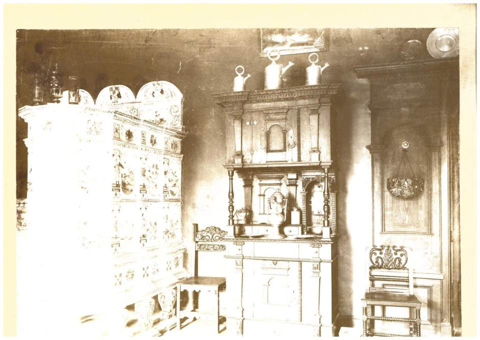 Fotografie Ofen und Rathaustäfer im Alten Museum