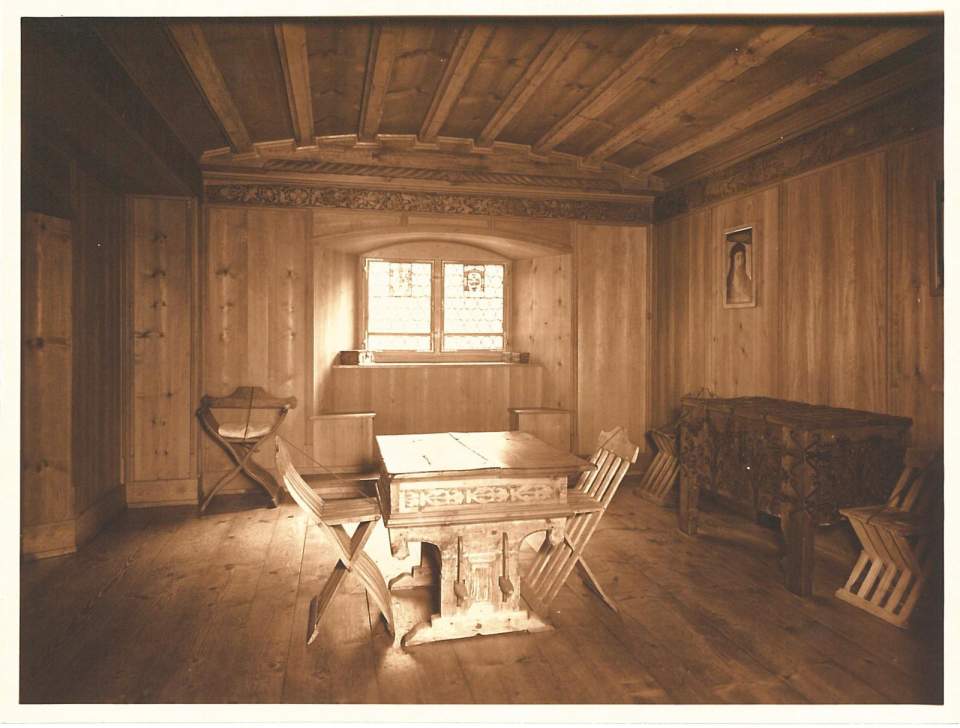 Karte gotisches Zimmer