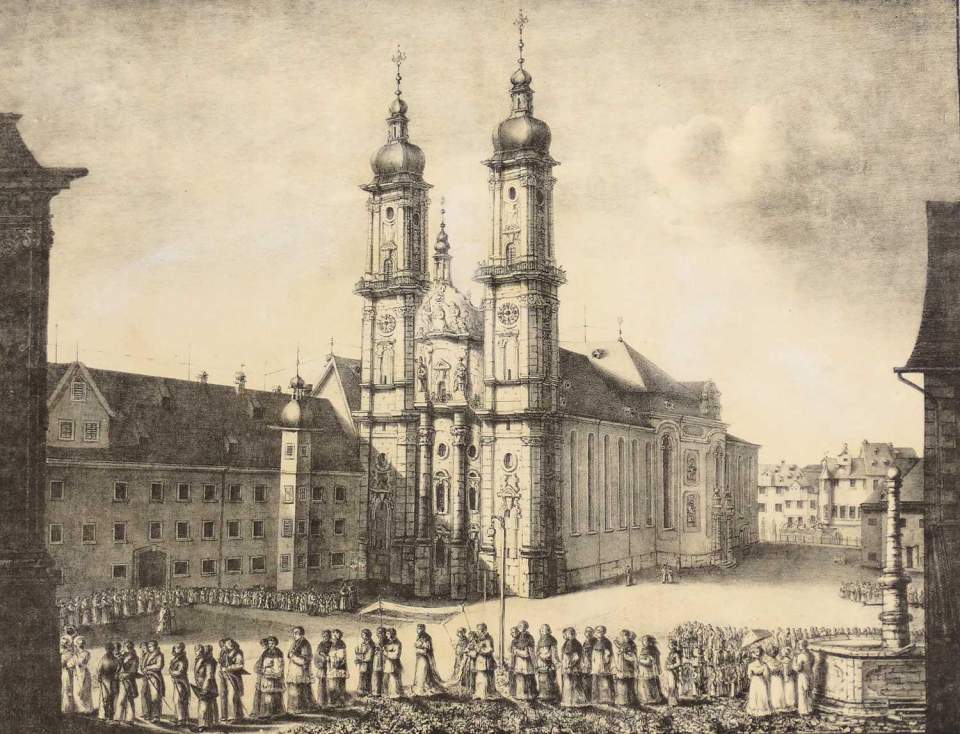 Ansicht Kloster St. Gallen