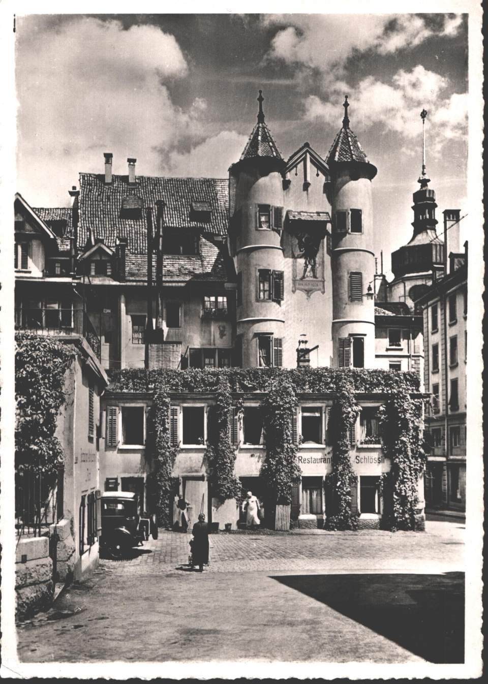 Postkarte Schlössli Spisergasse St.Gallen