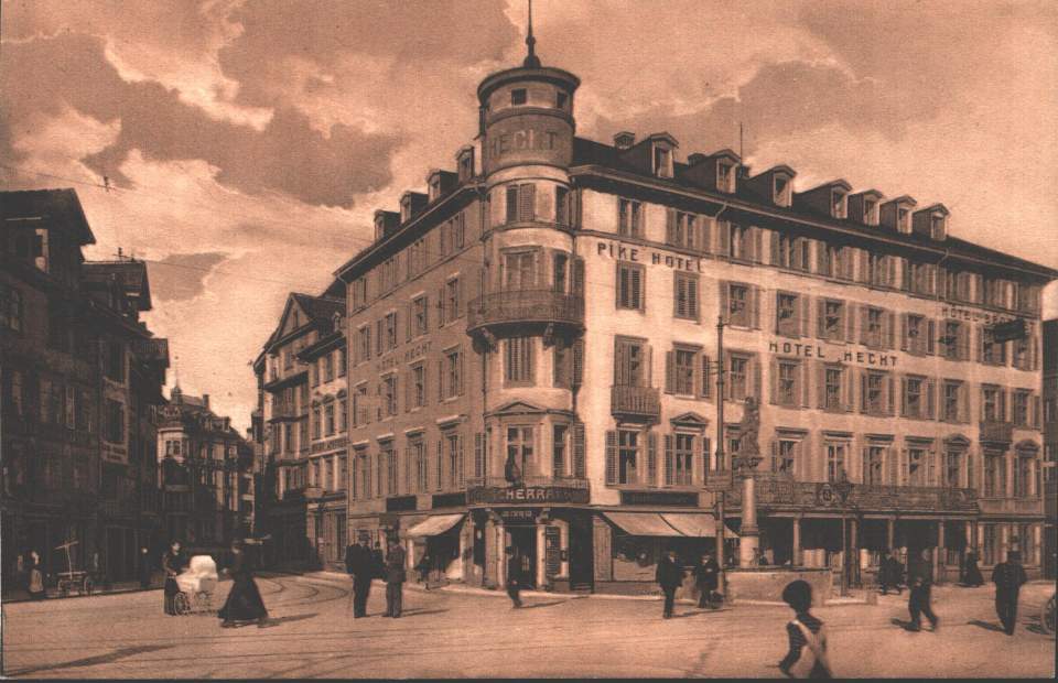 Postkarte Hechtplatz