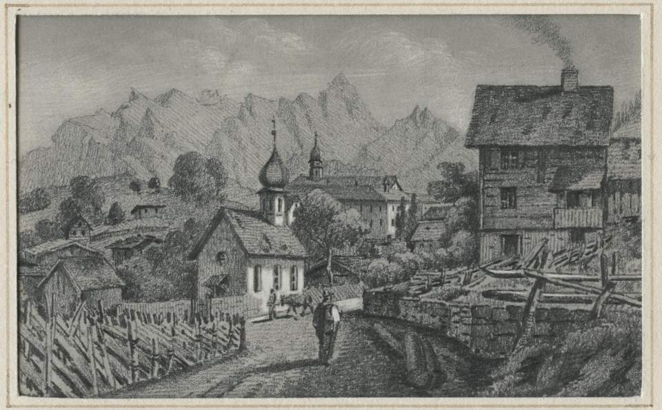 Pfäfers Dorf Kapelle