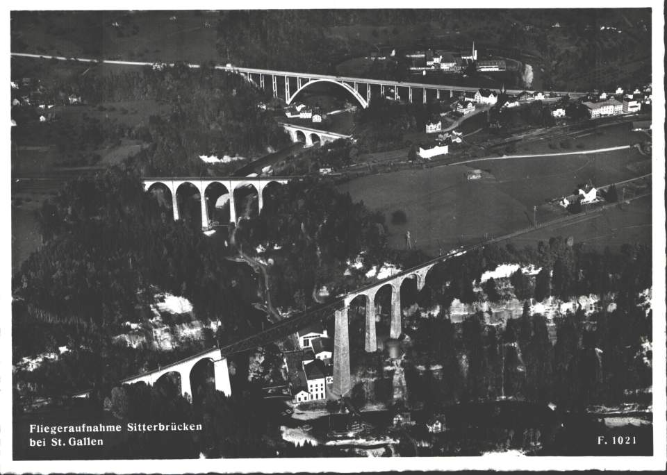 Postkarte Sitterbrücken