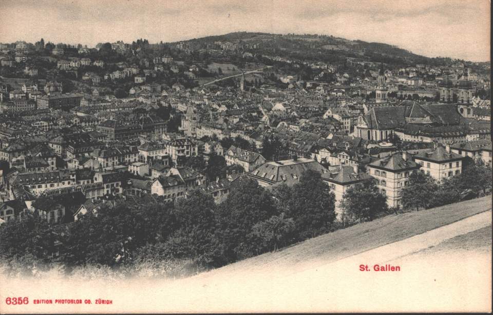 Postkarte St.Gallen