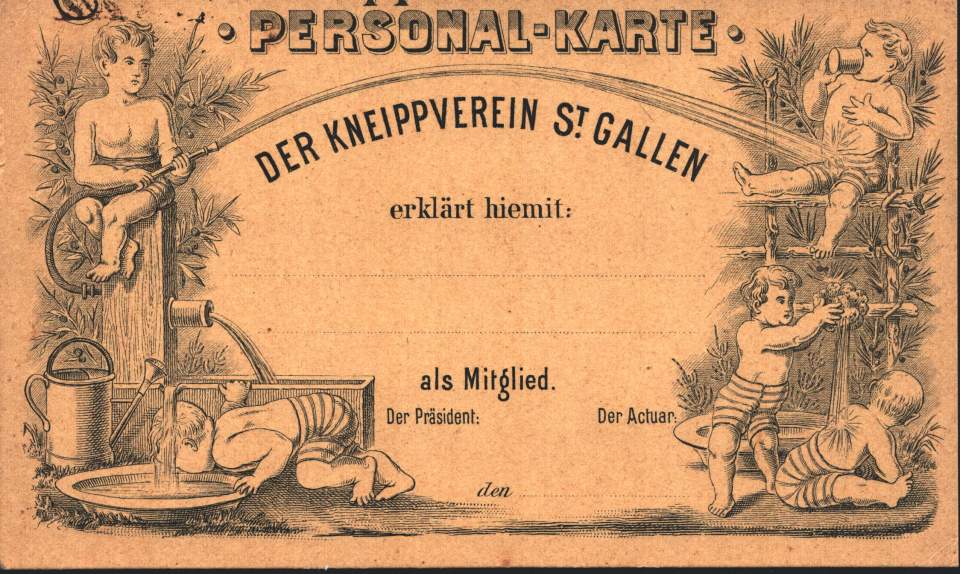 Postkarte Kneipverein St.Gallen