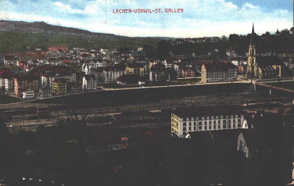 Postkarte Lachen Vonwil St.Gallen